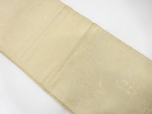 アンティーク　橋に萩・松模様織出し丸帯（材料）